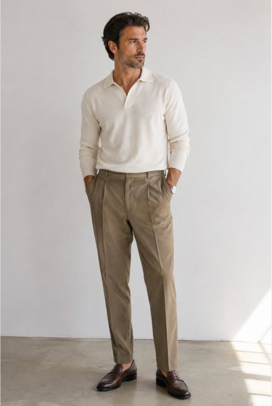 NWT Alfred Dunner Faux Suede Tan Wide Leg Trousers SZ 16 Formal Special Occasion